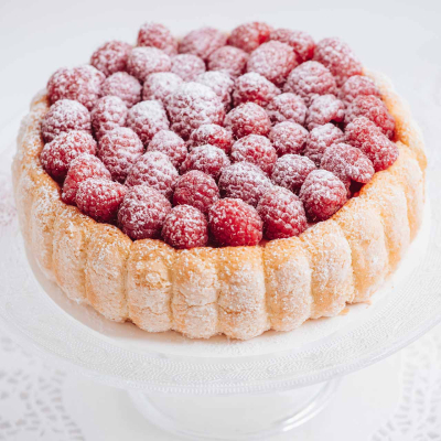 Ciasto z malinami i mascarpone