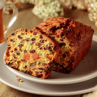 Keks świąteczny – bakaliowe ciasto bożonarodzeniowe Keks świąteczny z bakaliami – klasyczne ciasto na Boże Narodzenie