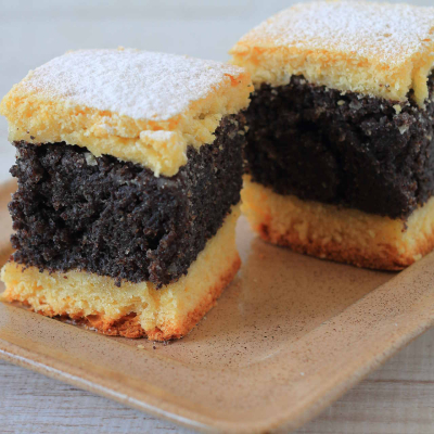 Makowiec na kruchym spodzie z bakaliami