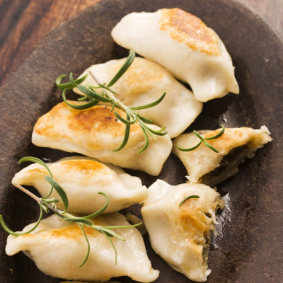 Pierogi z kapustą i grzybami