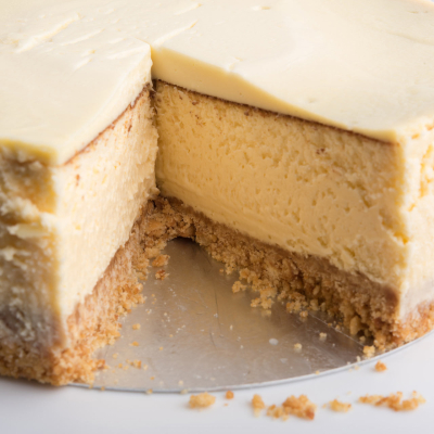 Najlepszy sernik z białą czekoladą – kremowy i delikatny Elegancki sernik z białą czekoladą na spodzie z ciasteczek i polewą