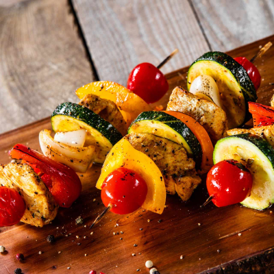 Szaszłyki z cukinią
